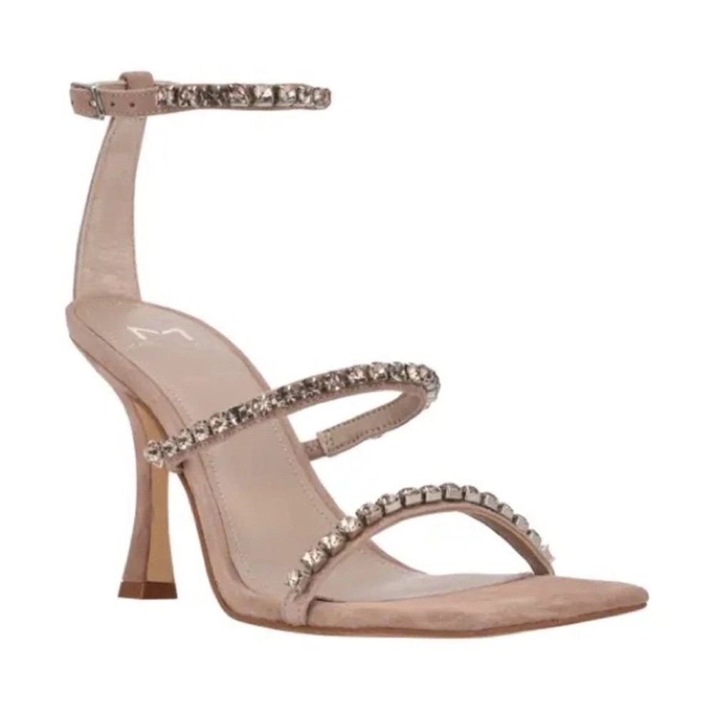 Marc Fischer Dezzi Rhinestone Ankle Strap Sandal
